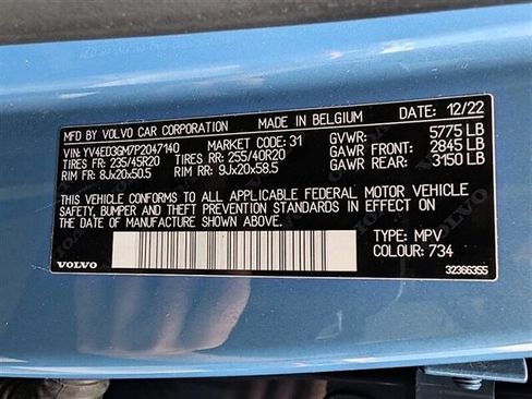 Used 2023 Volvo C40 P8 Recharge Ultimate AWD/4WD image 33
