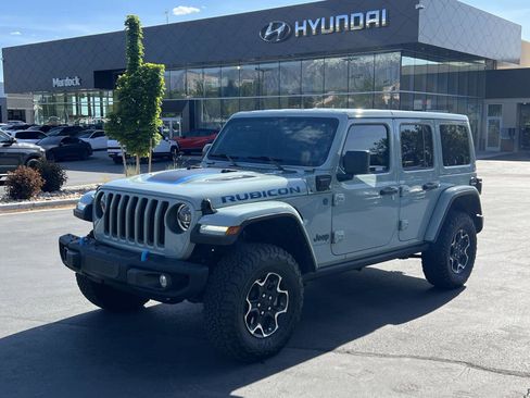 Used 2023 Jeep Wrangler Unlimited Rubicon 4xe w/ Steel Bumper Group AWD/4WD image 1