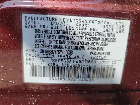 Used 2025 Nissan Sentra SV FWD image 21