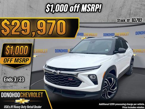 New 2026 Chevrolet TrailBlazer RS w/ Driver Confidence Package image 1