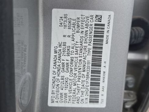 Used 2024 Honda Civic EX image 24