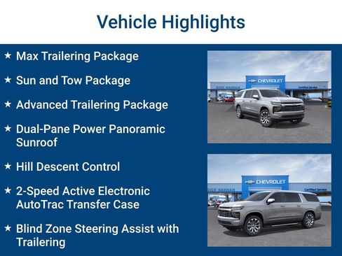 New 2026 Chevrolet Suburban Premier w/ Sun And Tow Package AWD/4WD image 3