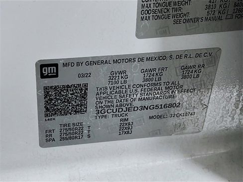 Used 2022 Chevrolet Silverado 1500 High Country image 30