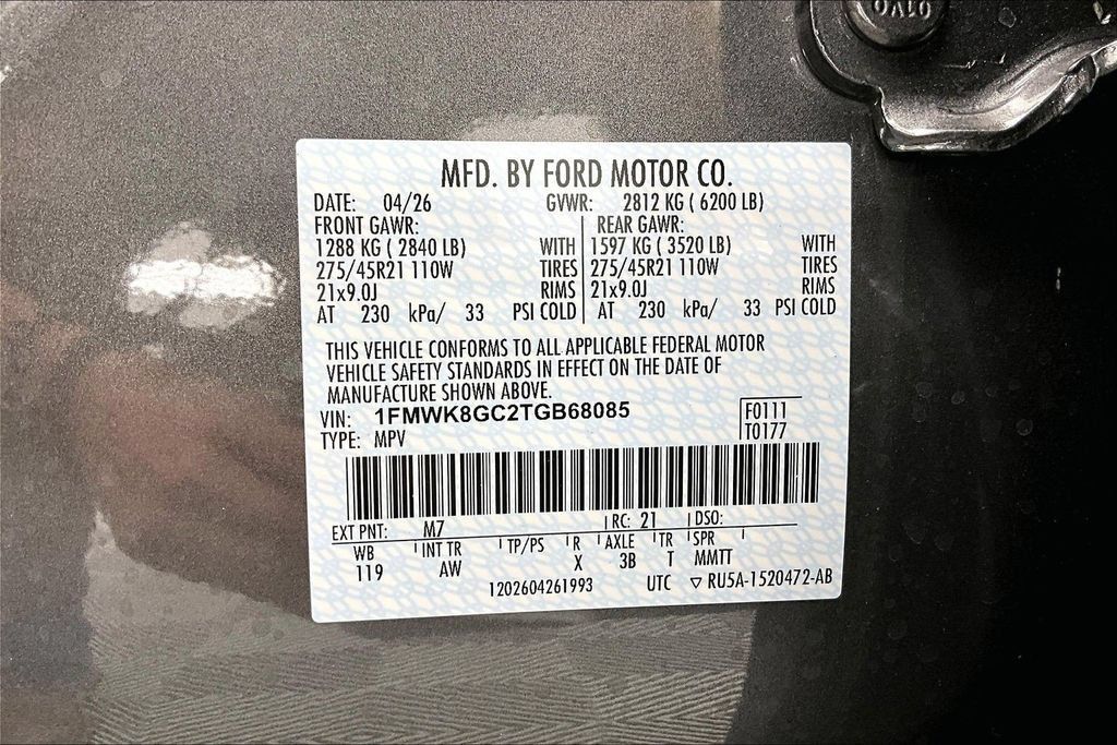 New 2026 Ford Explorer ST w/ Sun And Sound Package AWD/4WD image 8