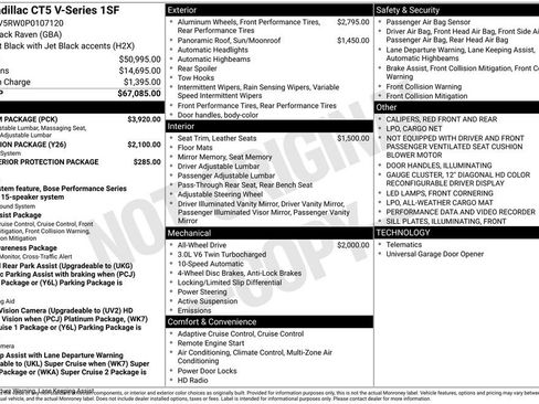 Used 2023 Cadillac CT5 V w/ Premium Package image 14