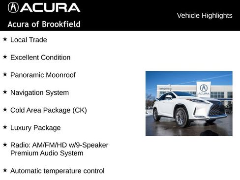 Used 2022 Lexus RX 450h AWD w/ Luxury Package image 4