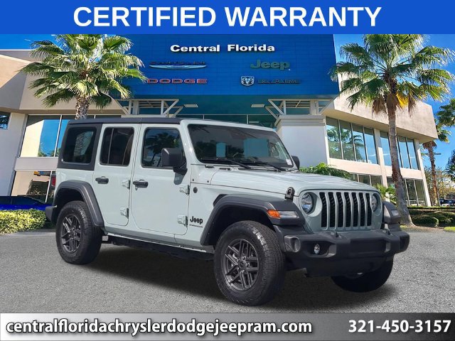 Certified 2024 Jeep Wrangler Unlimited Sport AWD/4WD image 1