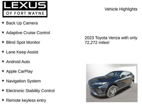Used 2023 Toyota Venza Limited image 8