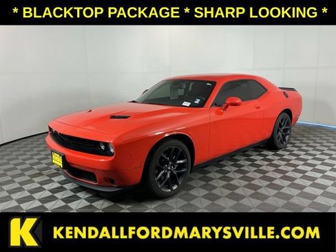 Used 2023 Dodge Challenger SXT w/ Blacktop Package RWD image 1