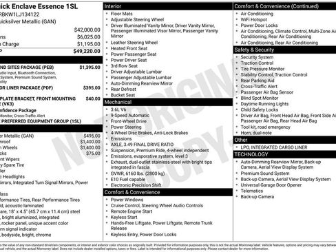 Used 2020 Buick Enclave Essence w/ Sound and Sites Package FWD image 3
