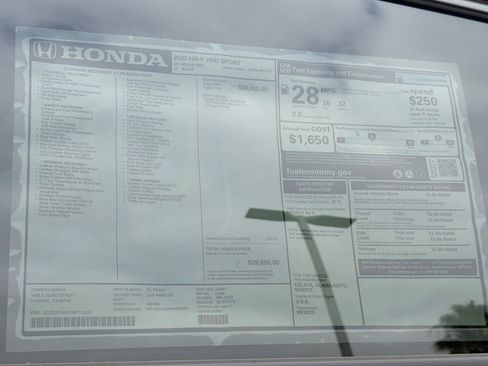 New 2027 Honda HR-V Sport image 32