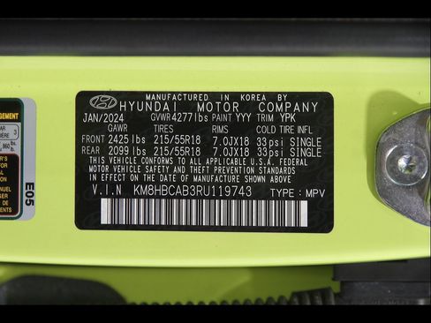 Certified 2024 Hyundai Kona SEL AWD/4WD image 23