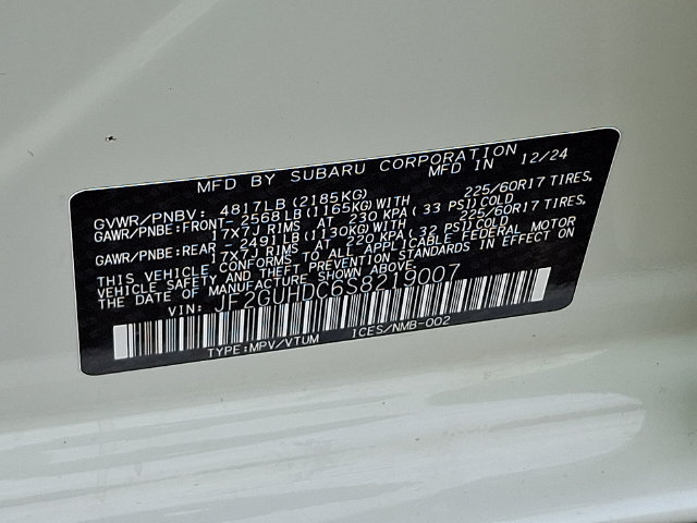 Certified 2025 Subaru Crosstrek 2.5i Premium AWD/4WD image 28