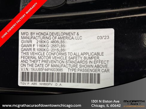 Used 2023 Acura TLX w/ Technology Package image 11