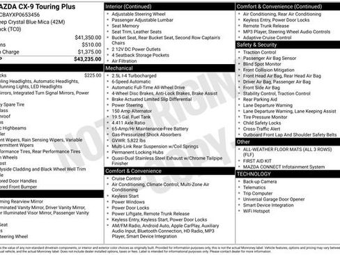 Certified 2023 MAZDA CX-9 Touring Plus image 5