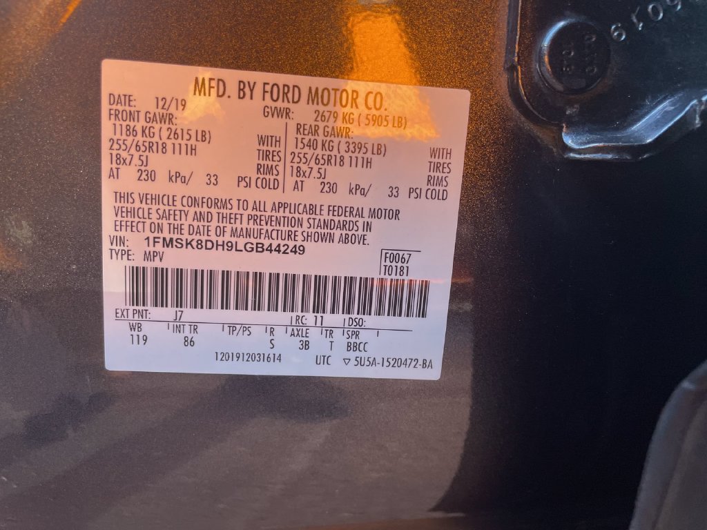 Used 2020 Ford Explorer XLT w/ Class III Trailer Tow Package AWD/4WD image 20