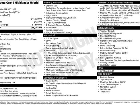 Used 2024 Toyota Grand Highlander XLE FWD image 16
