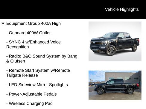 Used 2022 Ford F150 Tremor w/ Equipment Group 402A High image 11