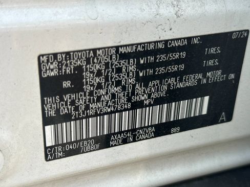 Used 2024 Toyota RAV4 Adventure AWD/4WD image 5