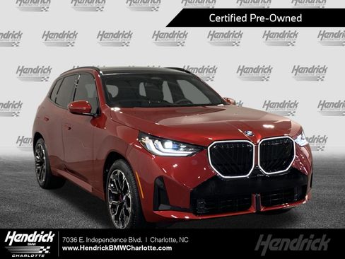 Certified 2025 BMW X3 xDrive30i w/ Premium Package AWD/4WD image 1