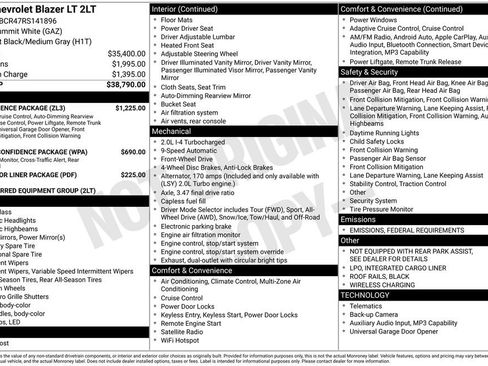 Used 2024 Chevrolet Blazer LT w/ Convenience Package image 40