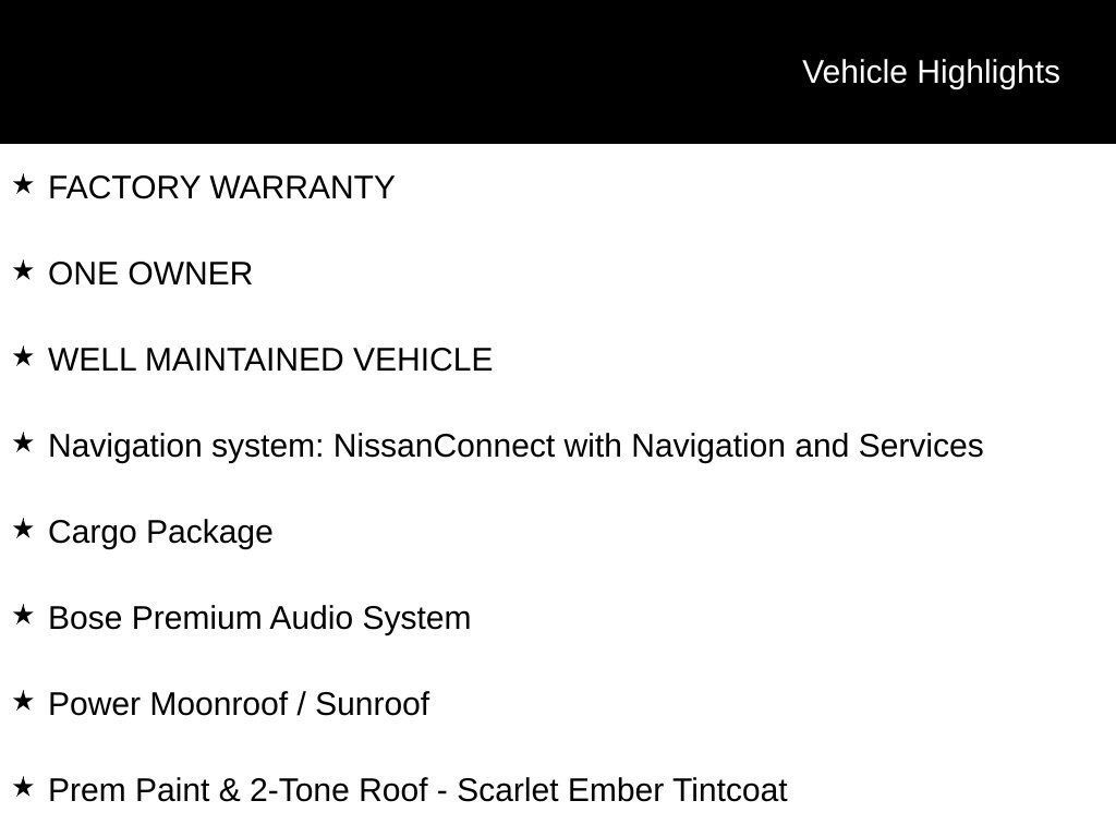 Used 2024 Nissan Pathfinder Platinum w/ Cargo Package AWD/4WD image 2