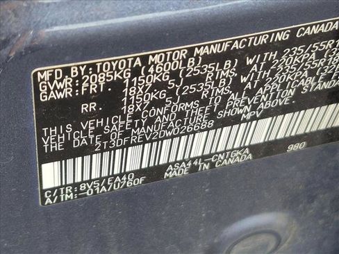 Used 2013 Toyota RAV4 Limited AWD/4WD image 15