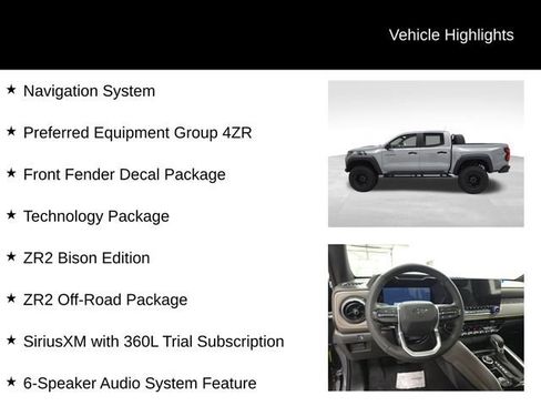 New 2026 Chevrolet Colorado ZR2 w/ ZR2 Bison Edition image 17