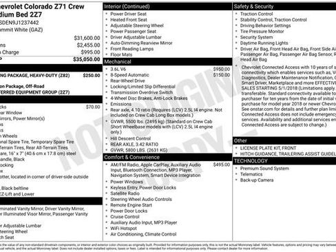 Used 2018 Chevrolet Colorado Z71 image 10