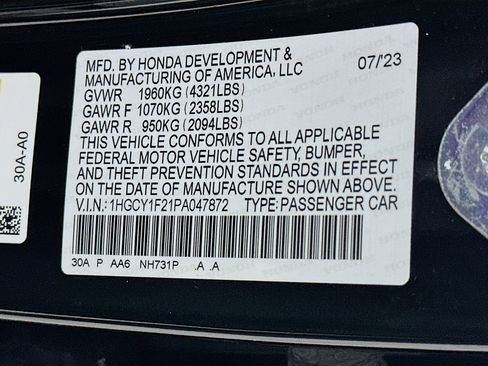 Used 2023 Honda Accord LX image 12