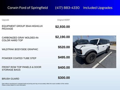 Used 2024 Ford Bronco Wildtrak AWD/4WD image 6