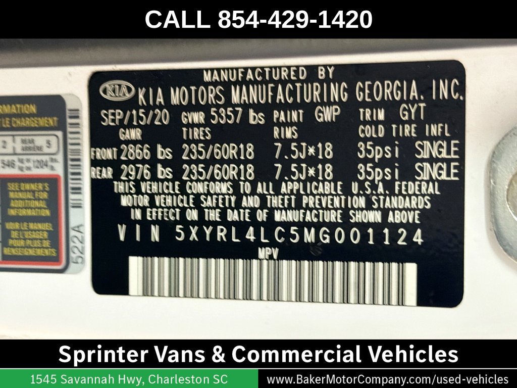 Used 2021 Kia Sorento S FWD image 34