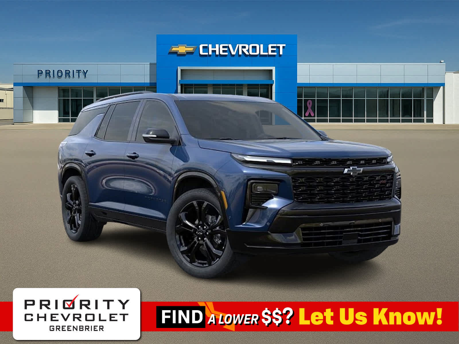 New 2027 Chevrolet Traverse RS FWD image 1