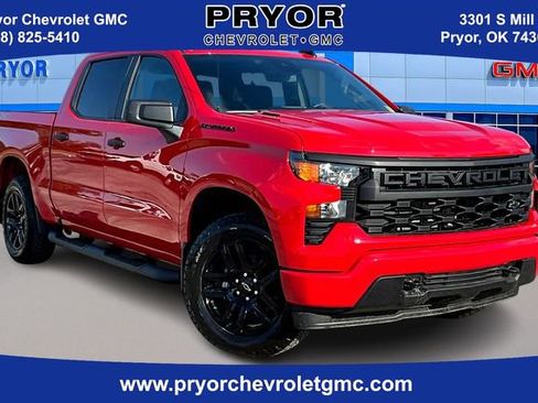 New 2026 Chevrolet Silverado 1500 Custom w/ Turbomax Blackout Package AWD/4WD image 1