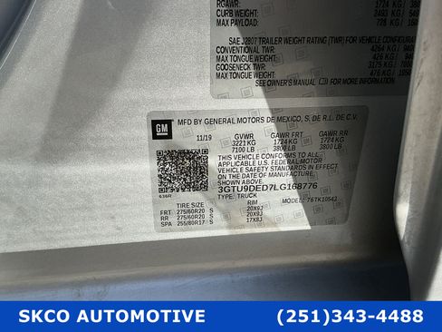 Used 2020 GMC Sierra 1500 SLT w/ SLT Premium Plus Package image 28