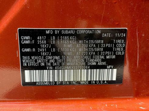 Certified 2025 Subaru Crosstrek 2.5i Limited w/ Popular Package #4A AWD/4WD image 31