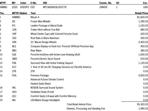 New 2025 Porsche Macan 4 Electric image 40