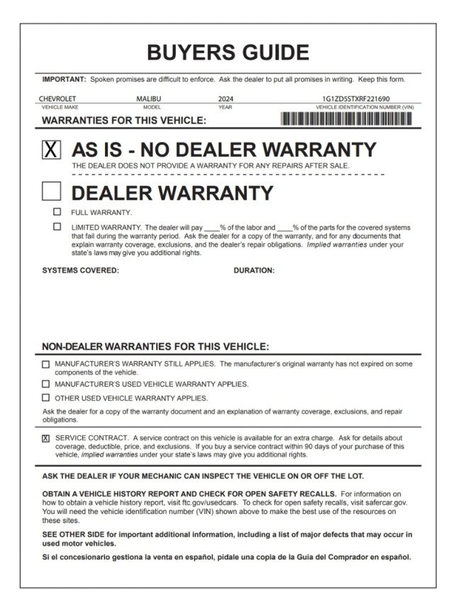 Used 2024 Chevrolet Malibu LT FWD image 29