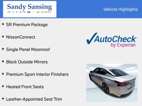 Used 2023 Nissan Altima 2.5 SR w/ SR Premium Package FWD image 7