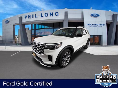 Certified 2025 Ford Explorer Platinum w/ Ultimate Package AWD/4WD image 1