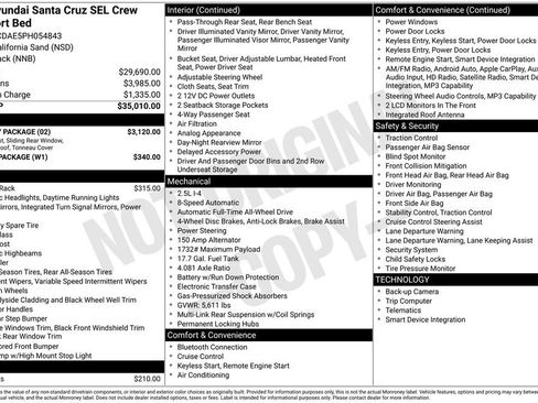Certified 2023 Hyundai Santa Cruz SEL w/ Activity Package AWD/4WD image 45