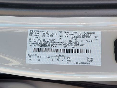 New 2026 Ford F350 Lariat w/ Black Appearance Package image 15
