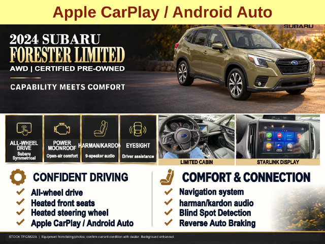 Certified 2024 Subaru Forester Limited AWD/4WD image 8