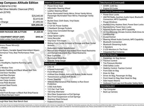 Certified 2019 Jeep Compass Altitude image 9