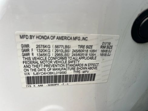 Used 2019 Acura MDX SH-AWD image 20