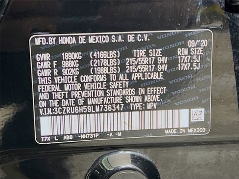 Used 2020 Honda HR-V EX image 31