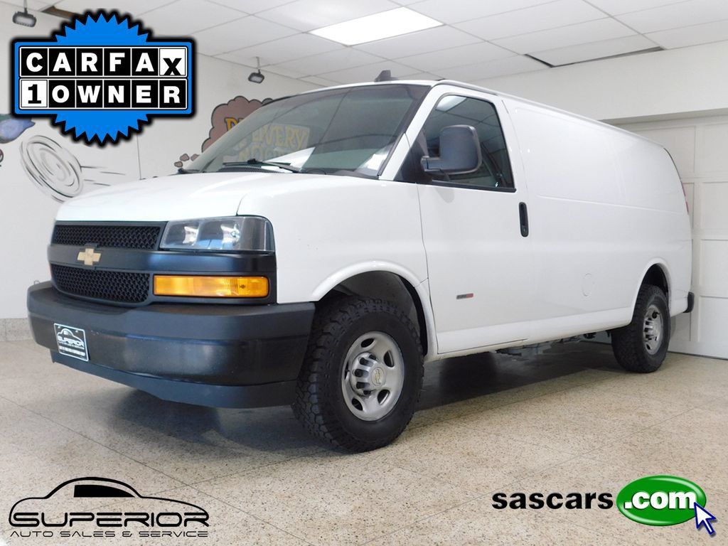 Used 2021 Chevrolet Express 2500 w/ Driver Convenience Package RWD image 1