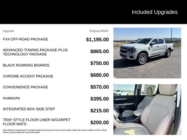 New 2026 Ford Ranger Lariat w/ FX4 Off-Road Package AWD/4WD image 5