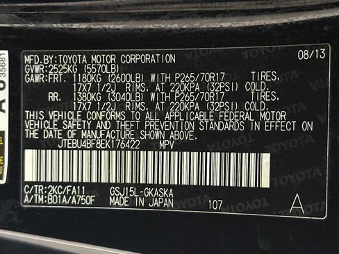 Used 2014 Toyota FJ Cruiser 4WD w/ Upgrade Package image 29