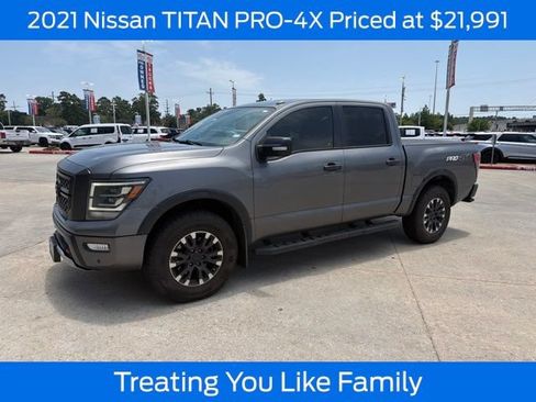 Used 2021 Nissan Titan PRO-4X w/ Pro-4x Convenience Package AWD/4WD image 1
